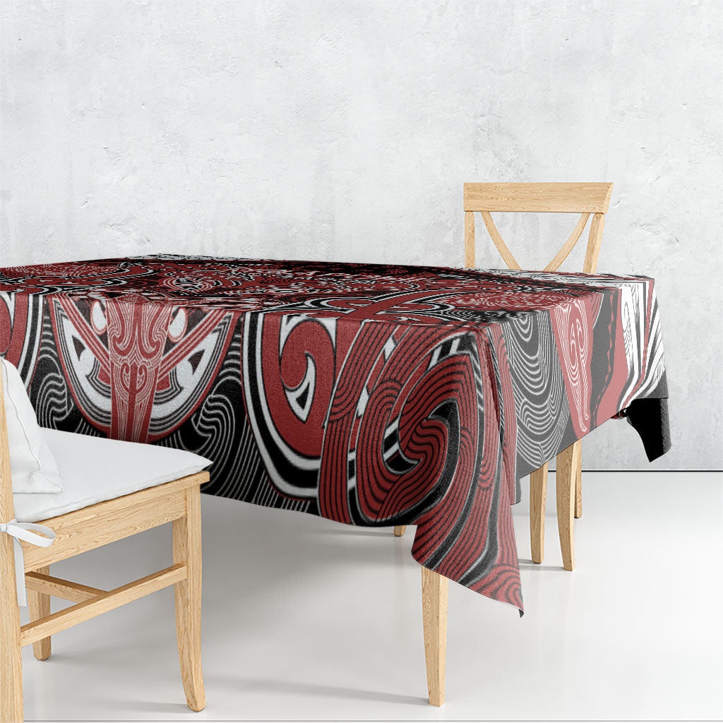 Aotearoa Iwi Ngapuhi Tablecloth Maori Kowhaiwhai Pattern LT19 - Polynesian Pride