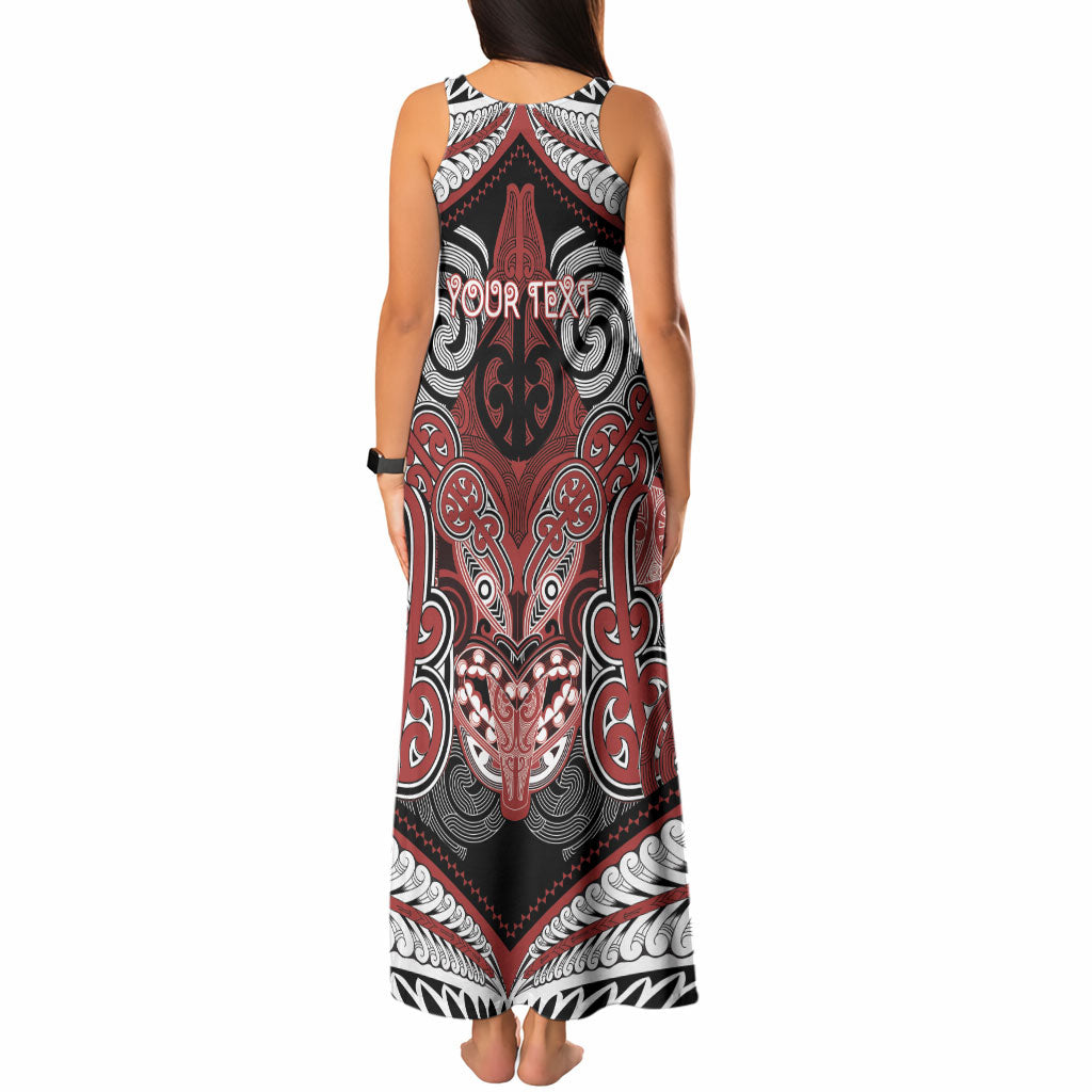 Aotearoa Iwi Ngapuhi Personalised Tank Maxi Dress Maori Kowhaiwhai Pattern LT19 - Polynesian Pride