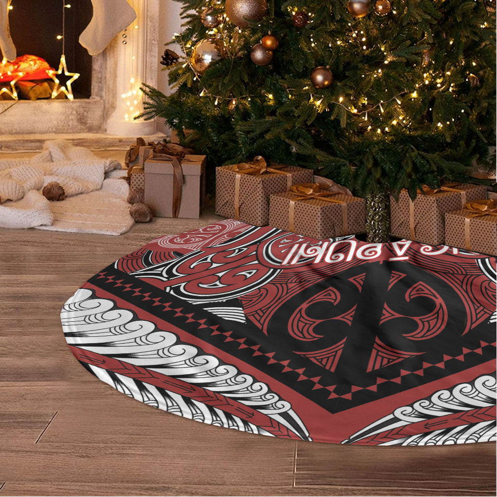 Aotearoa Iwi Ngapuhi Tree Skirt Maori Kowhaiwhai Pattern LT19 - Polynesian Pride