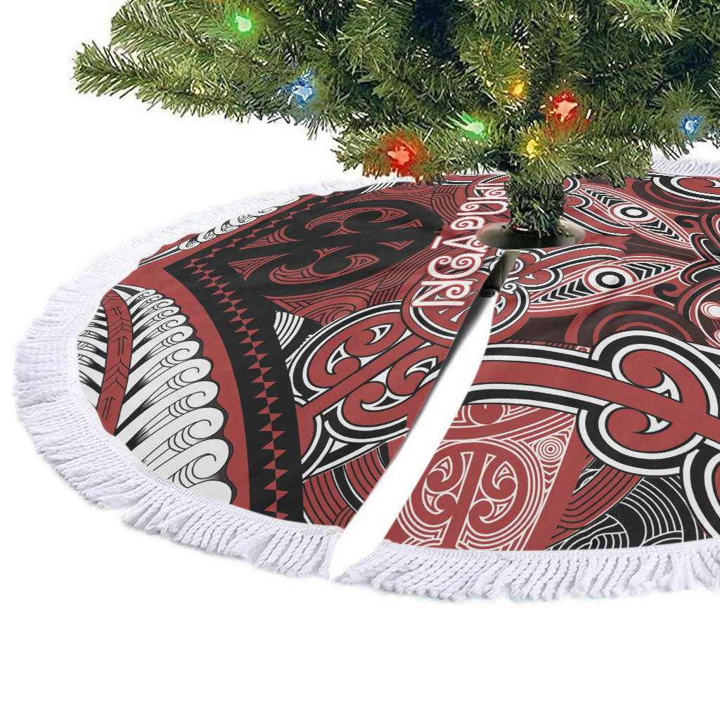Aotearoa Iwi Ngapuhi Tree Skirt Maori Kowhaiwhai Pattern LT19 - Polynesian Pride