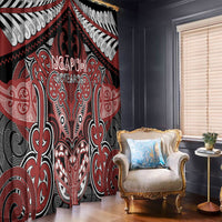 Aotearoa Iwi Ngapuhi Window Curtain Maori Kowhaiwhai Pattern LT19 - Polynesian Pride