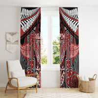 Aotearoa Iwi Ngapuhi Window Curtain Maori Kowhaiwhai Pattern LT19 - Polynesian Pride