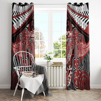 Aotearoa Iwi Ngapuhi Window Curtain Maori Kowhaiwhai Pattern LT19 - Polynesian Pride