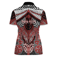 Aotearoa Iwi Ngapuhi Personalised Women Polo Shirt Maori Kowhaiwhai Pattern LT19 - Polynesian Pride