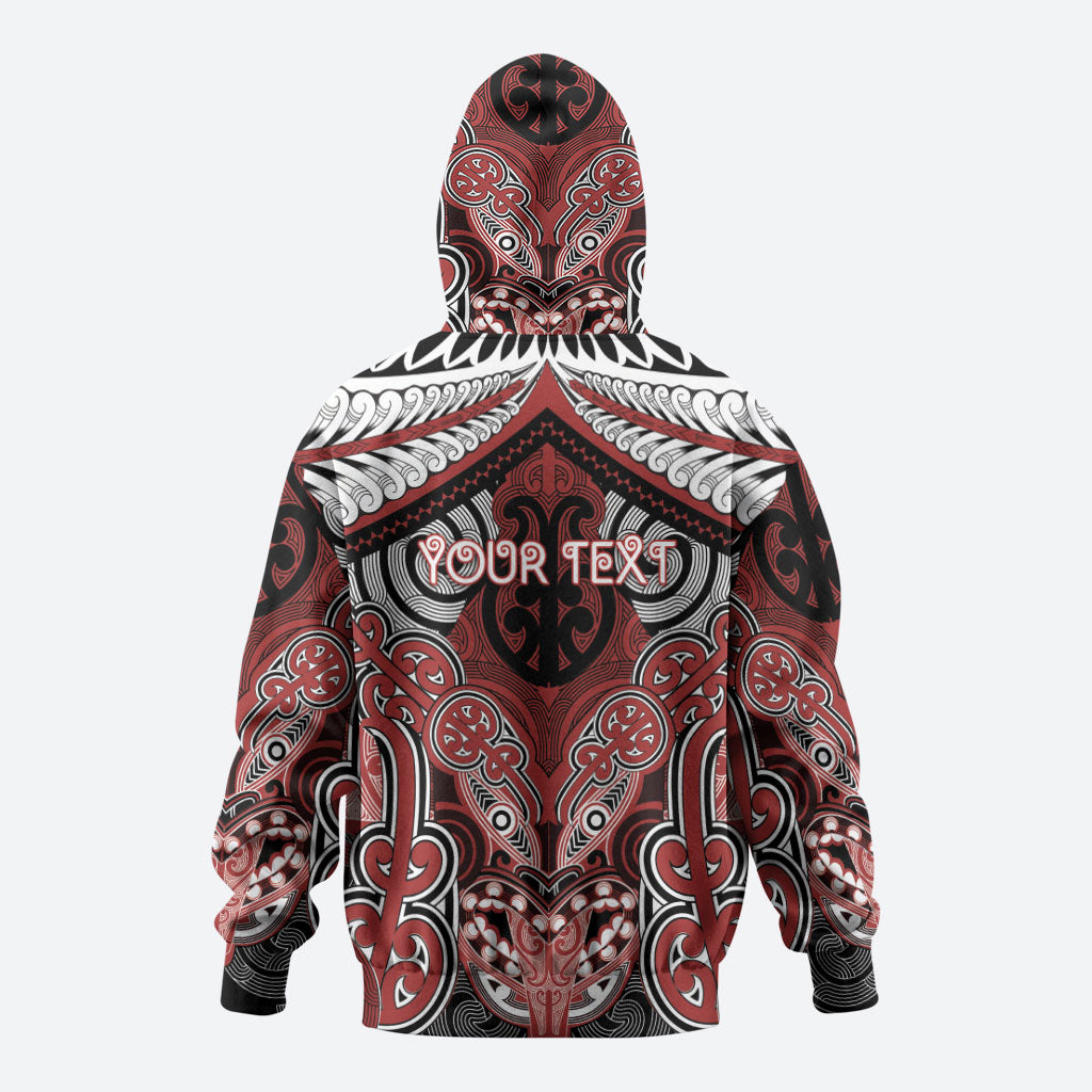 Aotearoa Iwi Ngapuhi Personalised Zip Hoodie Maori Kowhaiwhai Pattern LT19 - Polynesian Pride