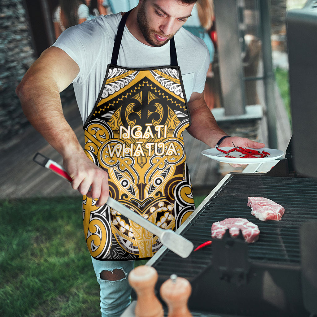 Aotearoa Iwi Ngati Whatua Apron Maori Kowhaiwhai Pattern LT19 - Polynesian Pride
