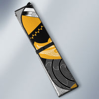 Aotearoa Iwi Ngati Whatua Auto Sun Shade Maori Kowhaiwhai Pattern LT19 - Polynesian Pride