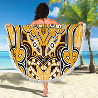 Aotearoa Iwi Ngati Whatua Beach Blanket Maori Kowhaiwhai Pattern LT19 - Polynesian Pride