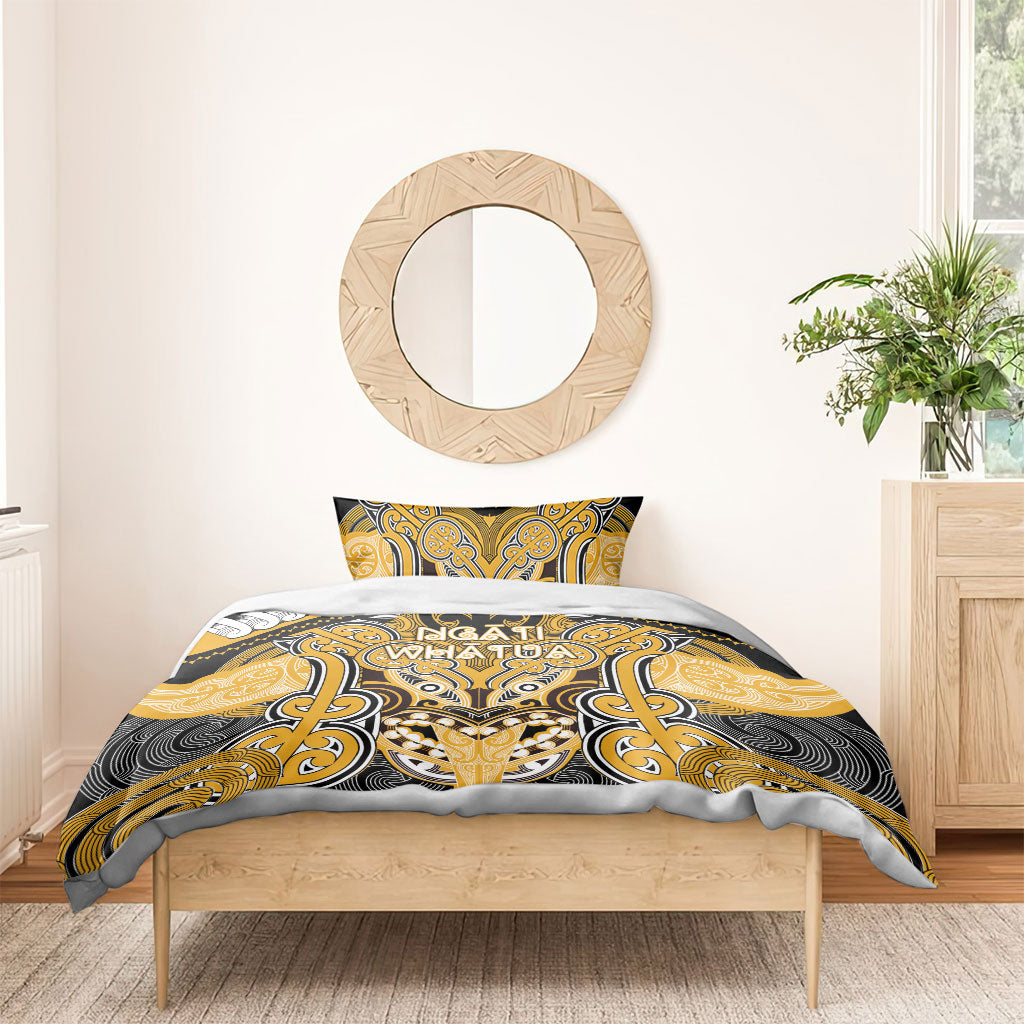 Aotearoa Iwi Ngati Whatua Bedding Set Maori Kowhaiwhai Pattern LT19 - Polynesian Pride
