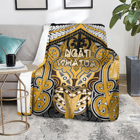 Aotearoa Iwi Ngati Whatua Blanket Maori Kowhaiwhai Pattern LT19 - Polynesian Pride