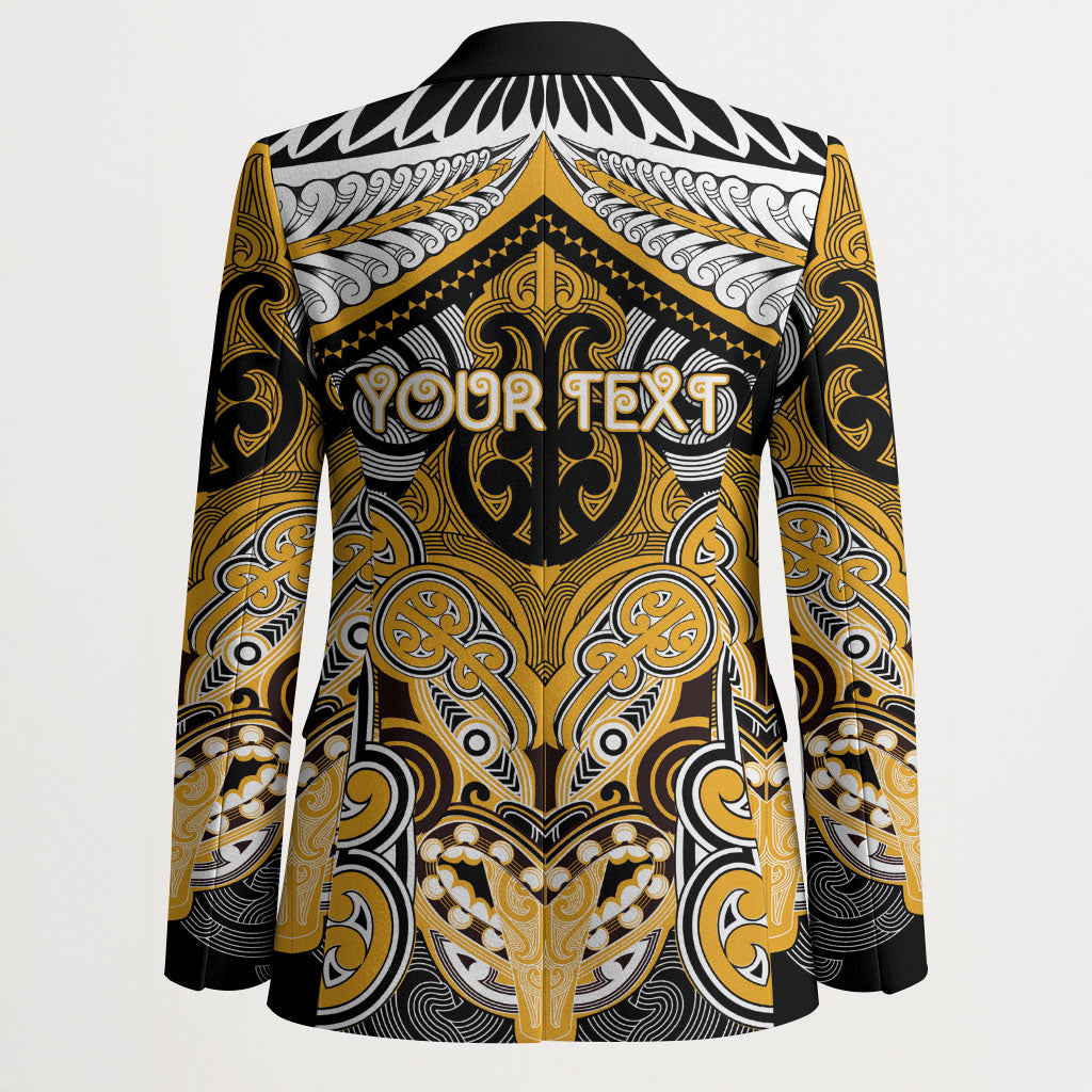 Aotearoa Iwi Ngati Whatua Personalised Blazer Maori Kowhaiwhai Pattern LT19 - Polynesian Pride