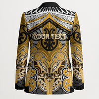 Aotearoa Iwi Ngati Whatua Personalised Blazer Maori Kowhaiwhai Pattern LT19 - Polynesian Pride