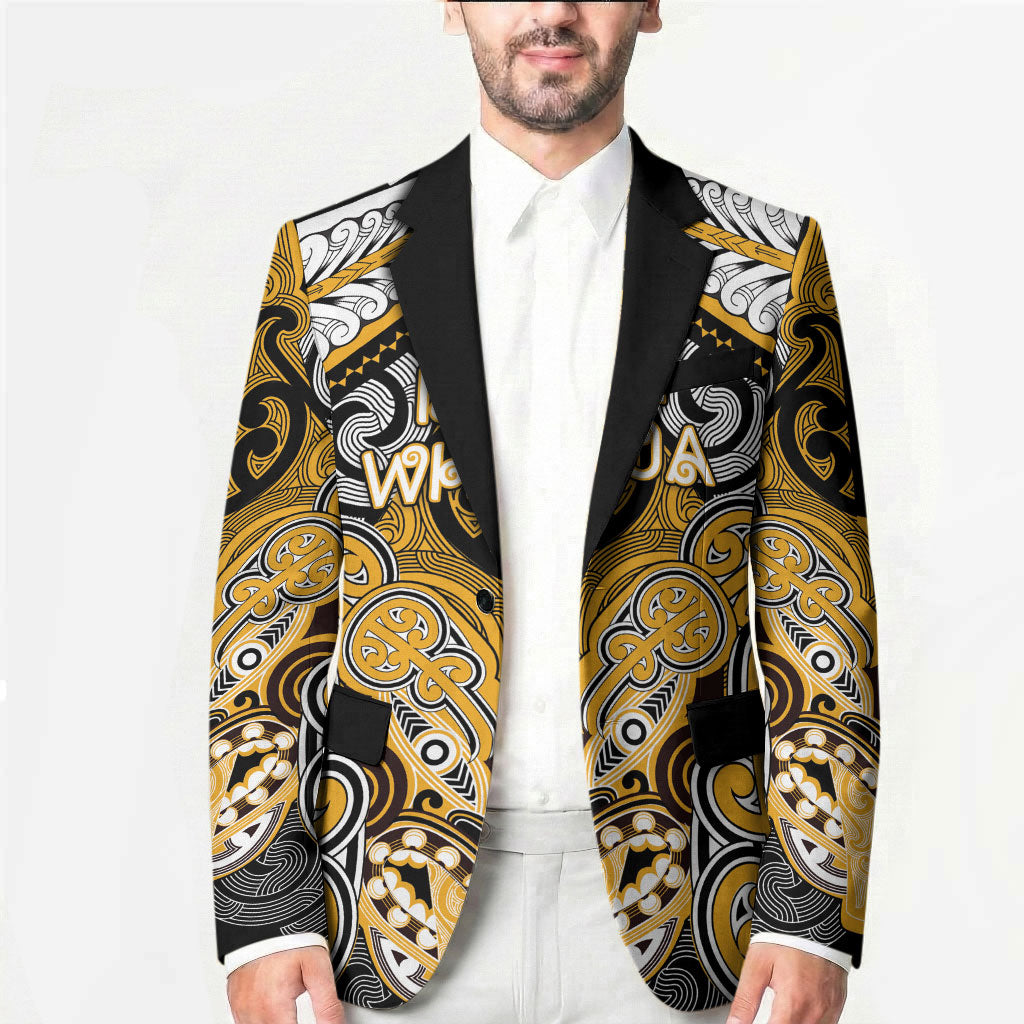 Aotearoa Iwi Ngati Whatua Personalised Blazer Maori Kowhaiwhai Pattern LT19 - Polynesian Pride
