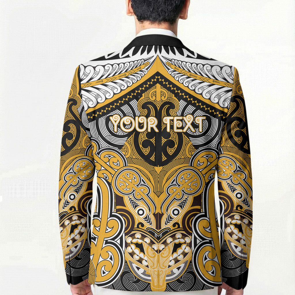 Aotearoa Iwi Ngati Whatua Personalised Blazer Maori Kowhaiwhai Pattern LT19 - Polynesian Pride