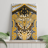 Aotearoa Iwi Ngati Whatua Canvas Wall Art Maori Kowhaiwhai Pattern LT19 - Polynesian Pride