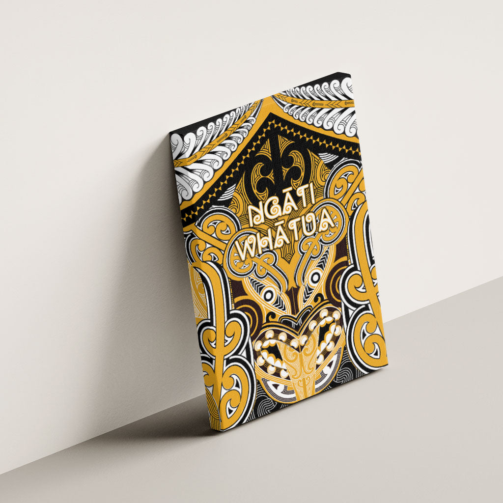 Aotearoa Iwi Ngati Whatua Canvas Wall Art Maori Kowhaiwhai Pattern LT19 - Polynesian Pride