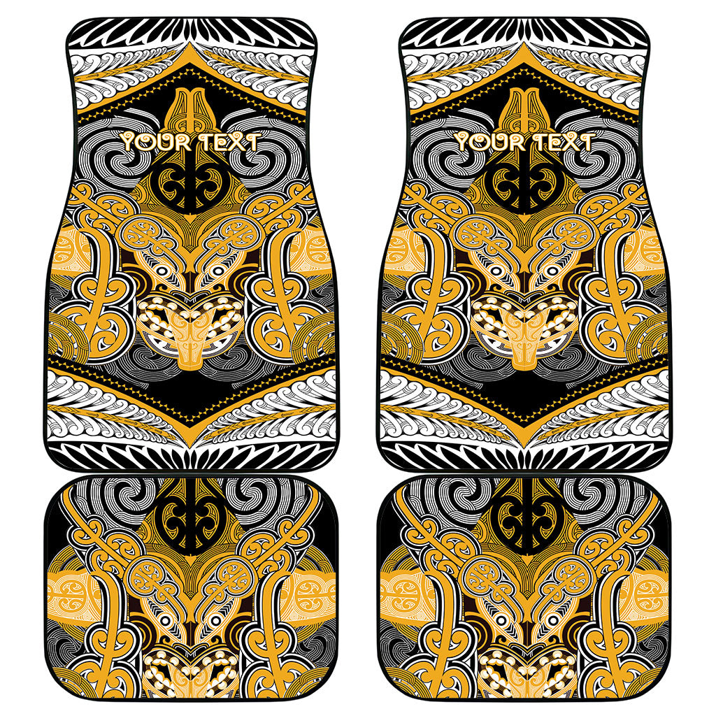 Aotearoa Iwi Ngati Whatua Personalised Car Mats Maori Kowhaiwhai Pattern LT19 - Polynesian Pride