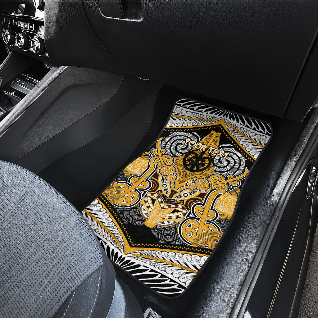 Aotearoa Iwi Ngati Whatua Personalised Car Mats Maori Kowhaiwhai Pattern LT19 - Polynesian Pride