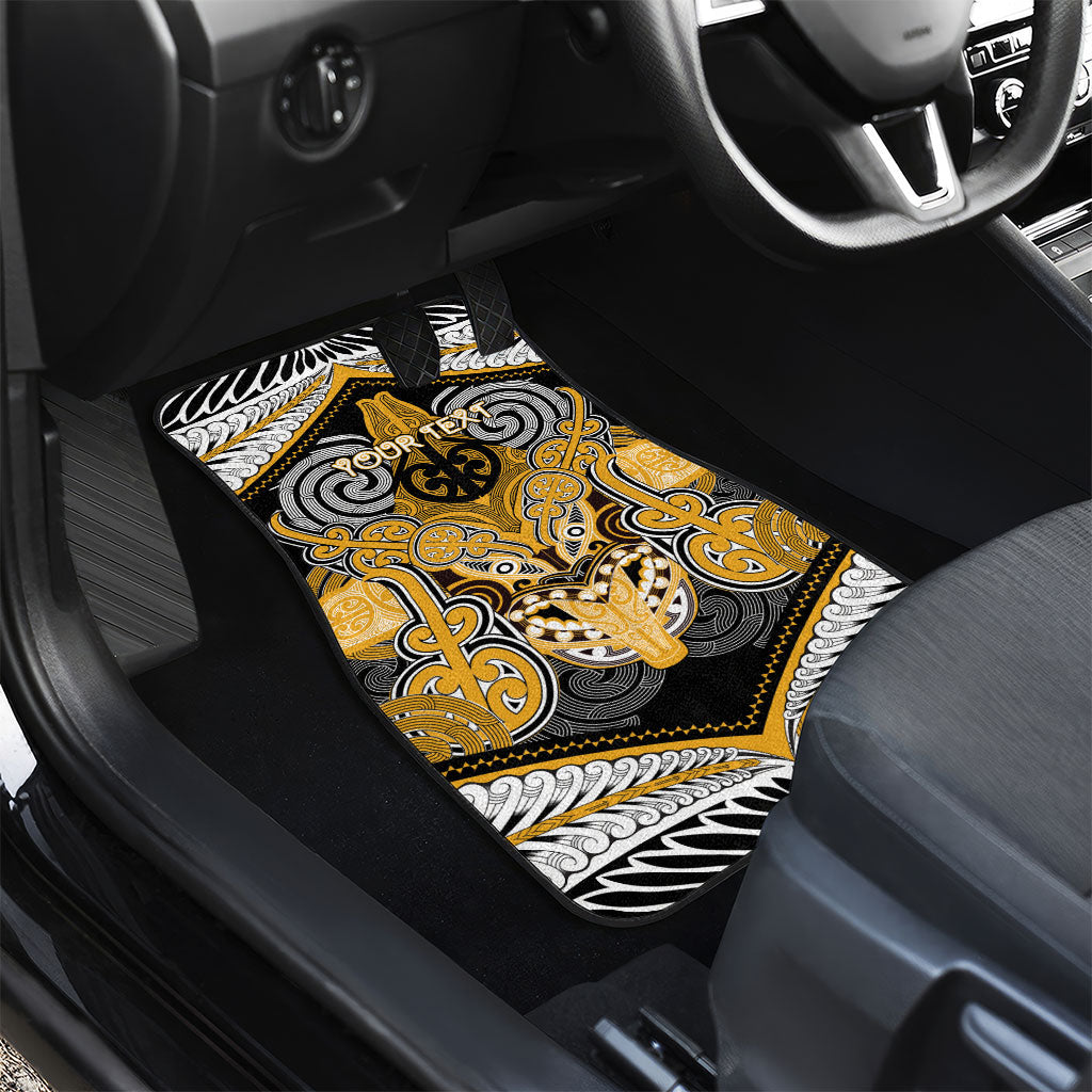 Aotearoa Iwi Ngati Whatua Personalised Car Mats Maori Kowhaiwhai Pattern LT19 - Polynesian Pride