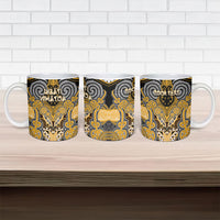 Aotearoa Iwi Ngati Whatua Personalised Ceramic Mug Maori Kowhaiwhai Pattern LT19 - Polynesian Pride