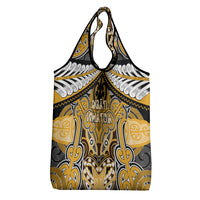 Aotearoa Iwi Ngati Whatua Grocery Bag Maori Kowhaiwhai Pattern LT19 - Polynesian Pride