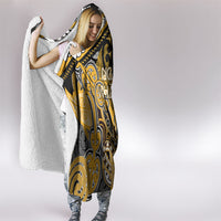 Aotearoa Iwi Ngati Whatua Hooded Blanket Maori Kowhaiwhai Pattern LT19 - Polynesian Pride