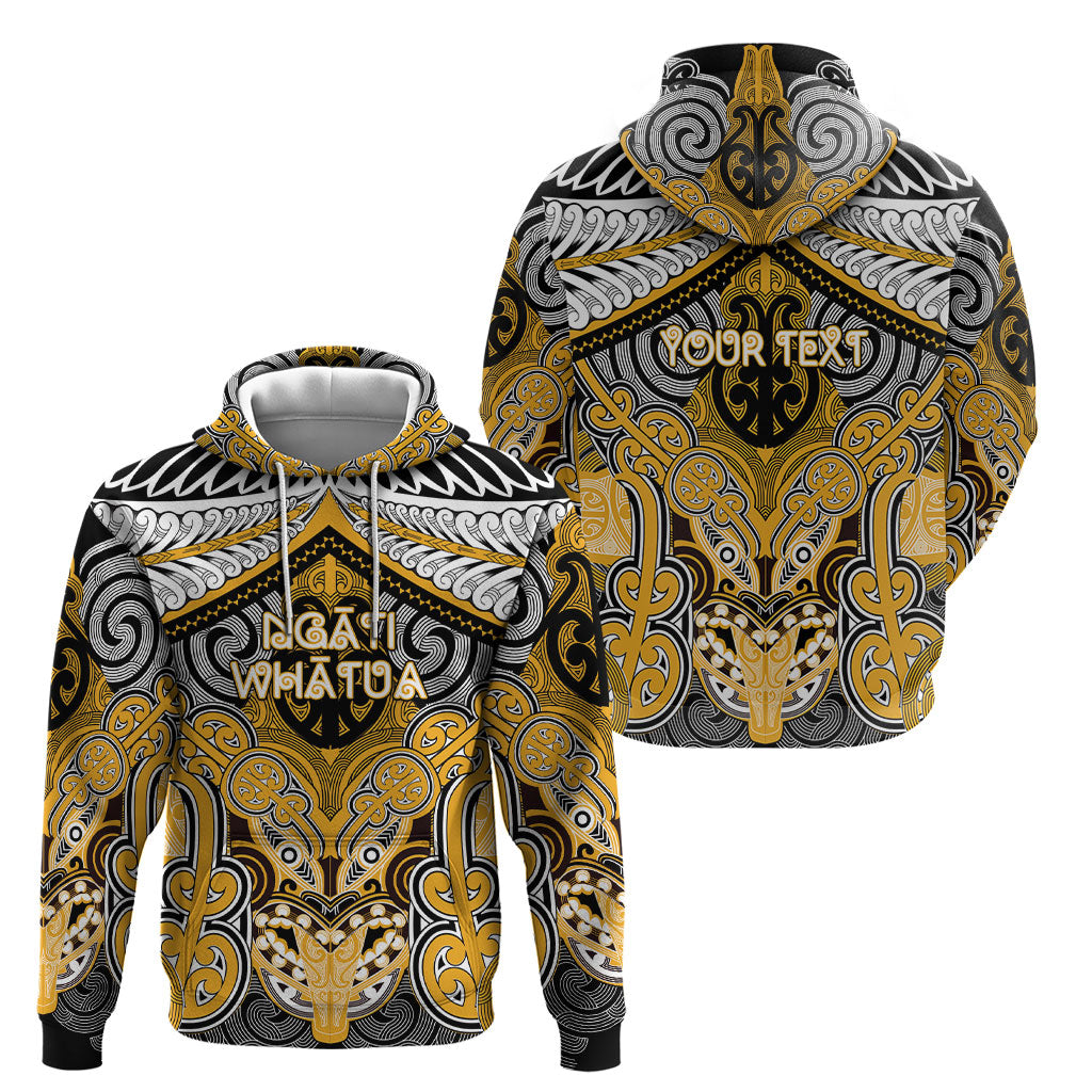 Aotearoa Iwi Ngati Whatua Personalised Hoodie Maori Kowhaiwhai Pattern LT19 - Polynesian Pride
