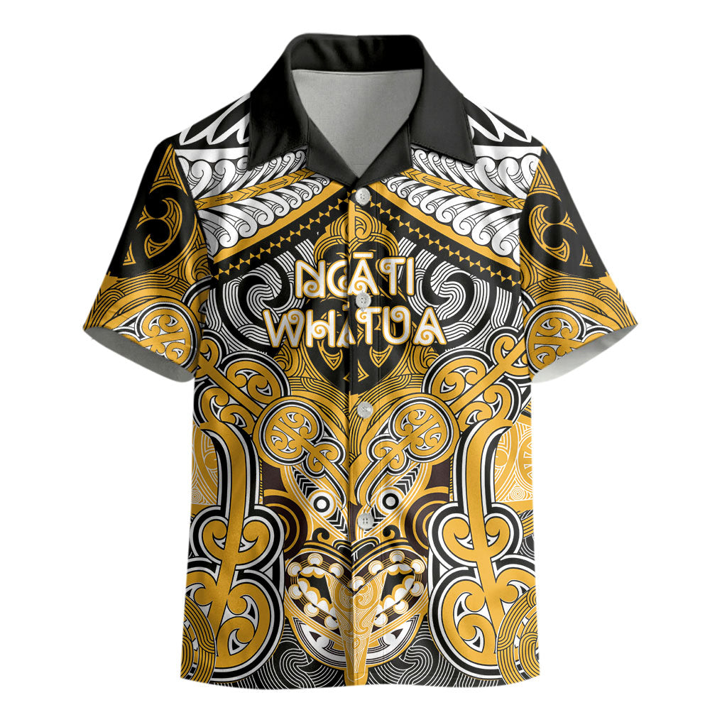 Aotearoa Iwi Ngati Whatua Personalised Kid Hawaiian Shirt Maori Kowhaiwhai Pattern LT19 - Polynesian Pride