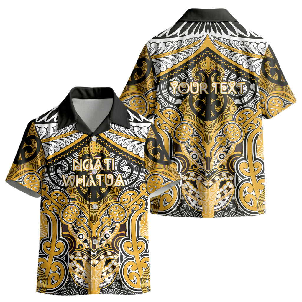 Aotearoa Iwi Ngati Whatua Personalised Kid Hawaiian Shirt Maori Kowhaiwhai Pattern LT19 - Polynesian Pride