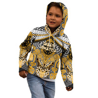 Aotearoa Iwi Ngati Whatua Personalised Kid Hoodie Maori Kowhaiwhai Pattern LT19 - Polynesian Pride