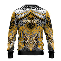 Aotearoa Iwi Ngati Whatua Personalised Ugly Christmas Sweater Maori Kowhaiwhai Pattern LT19 - Polynesian Pride