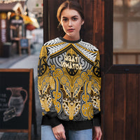 Aotearoa Iwi Ngati Whatua Personalised Ugly Christmas Sweater Maori Kowhaiwhai Pattern LT19 - Polynesian Pride
