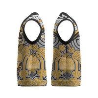 Aotearoa Iwi Ngati Whatua Personalised Christmas Knitted V-Neck Vest Maori Kowhaiwhai Pattern LT19 - Polynesian Pride