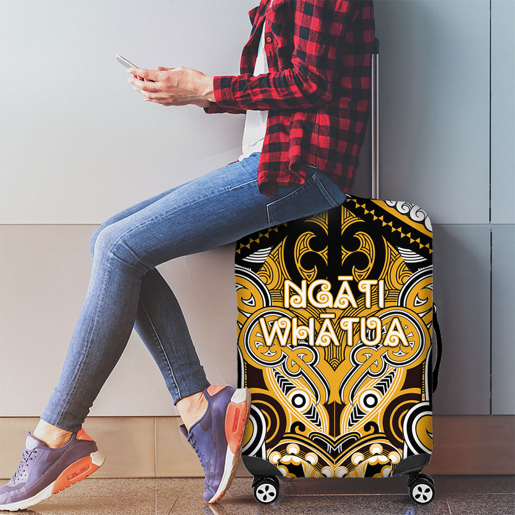 Aotearoa Iwi Ngati Whatua Luggage Cover Maori Kowhaiwhai Pattern LT19 - Polynesian Pride
