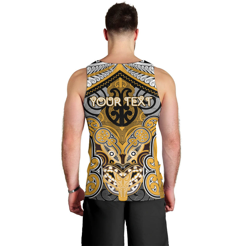 Aotearoa Iwi Ngati Whatua Personalised Men Tank Top Maori Kowhaiwhai Pattern LT19 - Polynesian Pride
