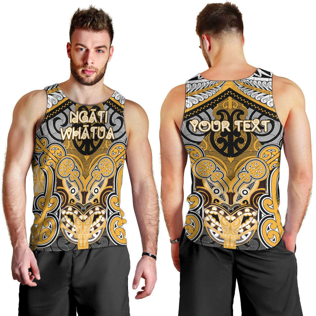 Aotearoa Iwi Ngati Whatua Personalised Men Tank Top Maori Kowhaiwhai Pattern LT19 - Polynesian Pride