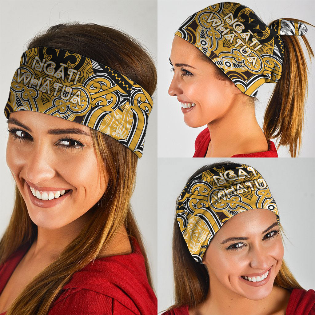 Aotearoa Iwi Ngati Whatua Neck Gaiter Maori Kowhaiwhai Pattern LT19 - Polynesian Pride