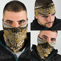 Aotearoa Iwi Ngati Whatua Neck Gaiter Maori Kowhaiwhai Pattern LT19 - Polynesian Pride