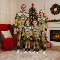 Aotearoa Iwi Ngati Whatua Personalised Christmas Pajama Set Maori Kowhaiwhai Pattern LT19 - Polynesian Pride