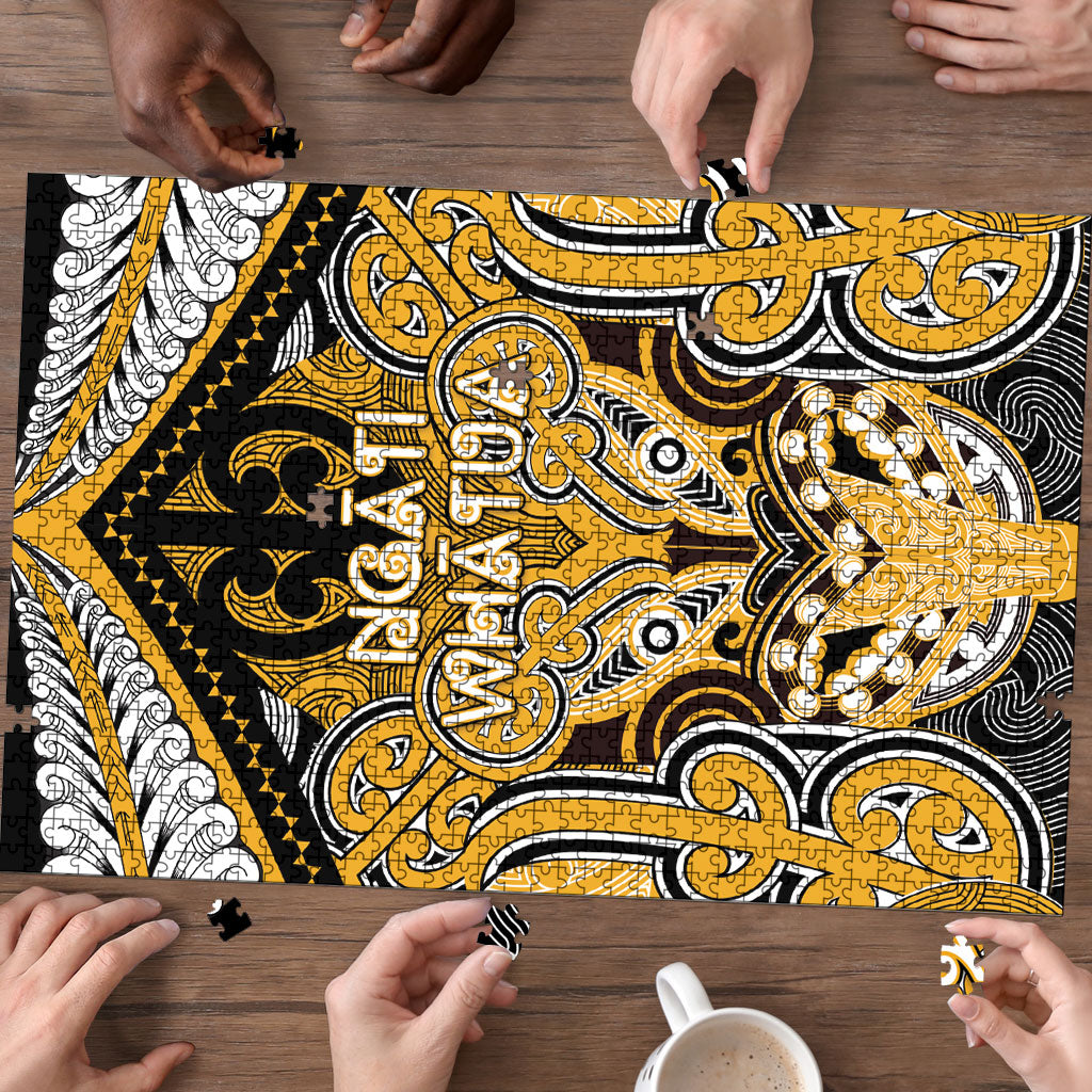 Aotearoa Iwi Ngati Whatua Puzzle Maori Kowhaiwhai Pattern LT19 - Polynesian Pride