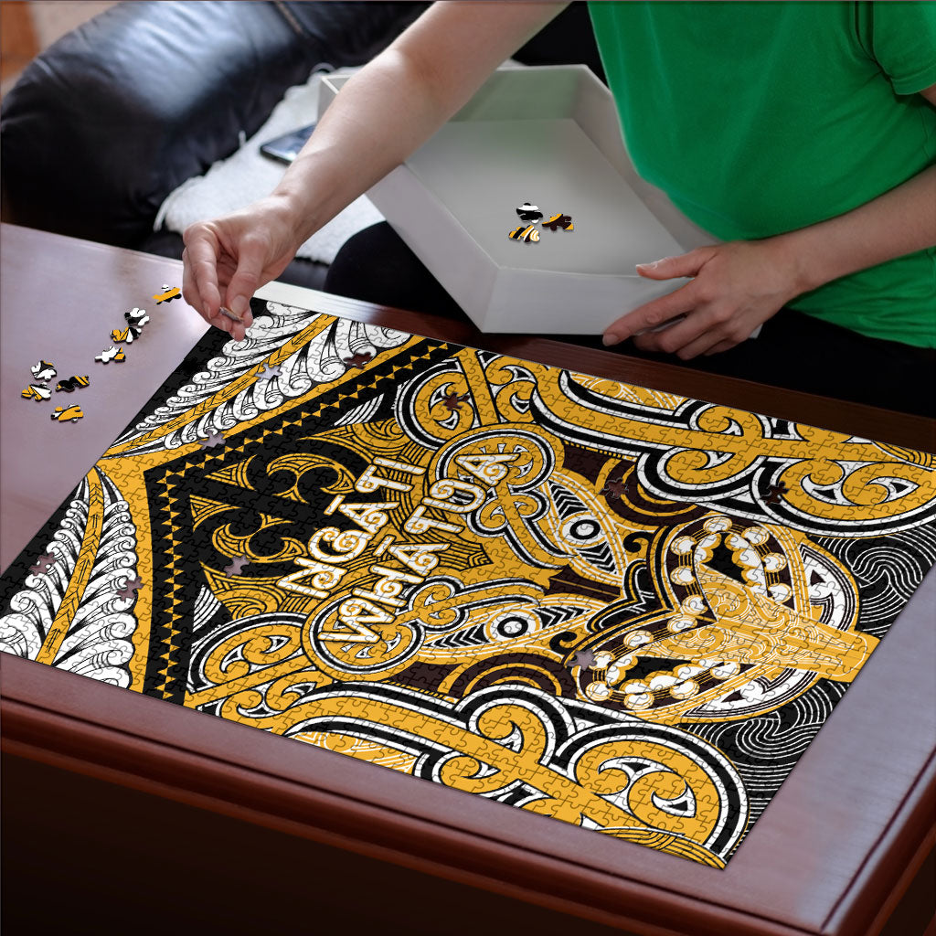 Aotearoa Iwi Ngati Whatua Puzzle Maori Kowhaiwhai Pattern LT19 - Polynesian Pride