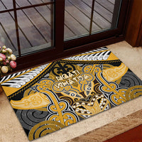 Aotearoa Iwi Ngati Whatua Rubber Doormat Maori Kowhaiwhai Pattern LT19 - Polynesian Pride