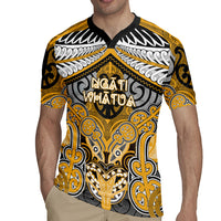 Aotearoa Iwi Ngati Whatua Personalised Rugby Jersey Maori Kowhaiwhai Pattern LT19 - Polynesian Pride