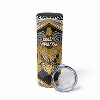 Aotearoa Iwi Ngati Whatua Personalised Skinny Tumbler Maori Kowhaiwhai Pattern LT19 - Polynesian Pride