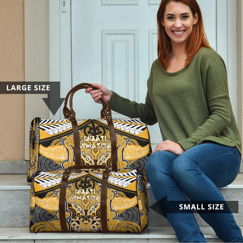 Aotearoa Iwi Ngati Whatua Travel Bag Maori Kowhaiwhai Pattern LT19 - Polynesian Pride