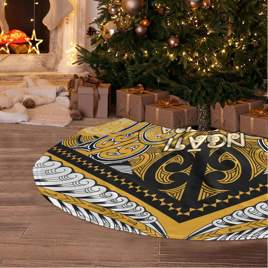 Aotearoa Iwi Ngati Whatua Tree Skirt Maori Kowhaiwhai Pattern LT19 - Polynesian Pride