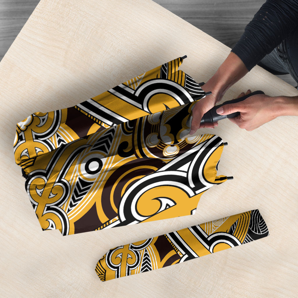Aotearoa Iwi Ngati Whatua Umbrella Maori Kowhaiwhai Pattern LT19 - Polynesian Pride