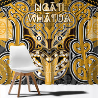 Aotearoa Iwi Ngati Whatua Window Curtain Maori Kowhaiwhai Pattern LT19 - Polynesian Pride