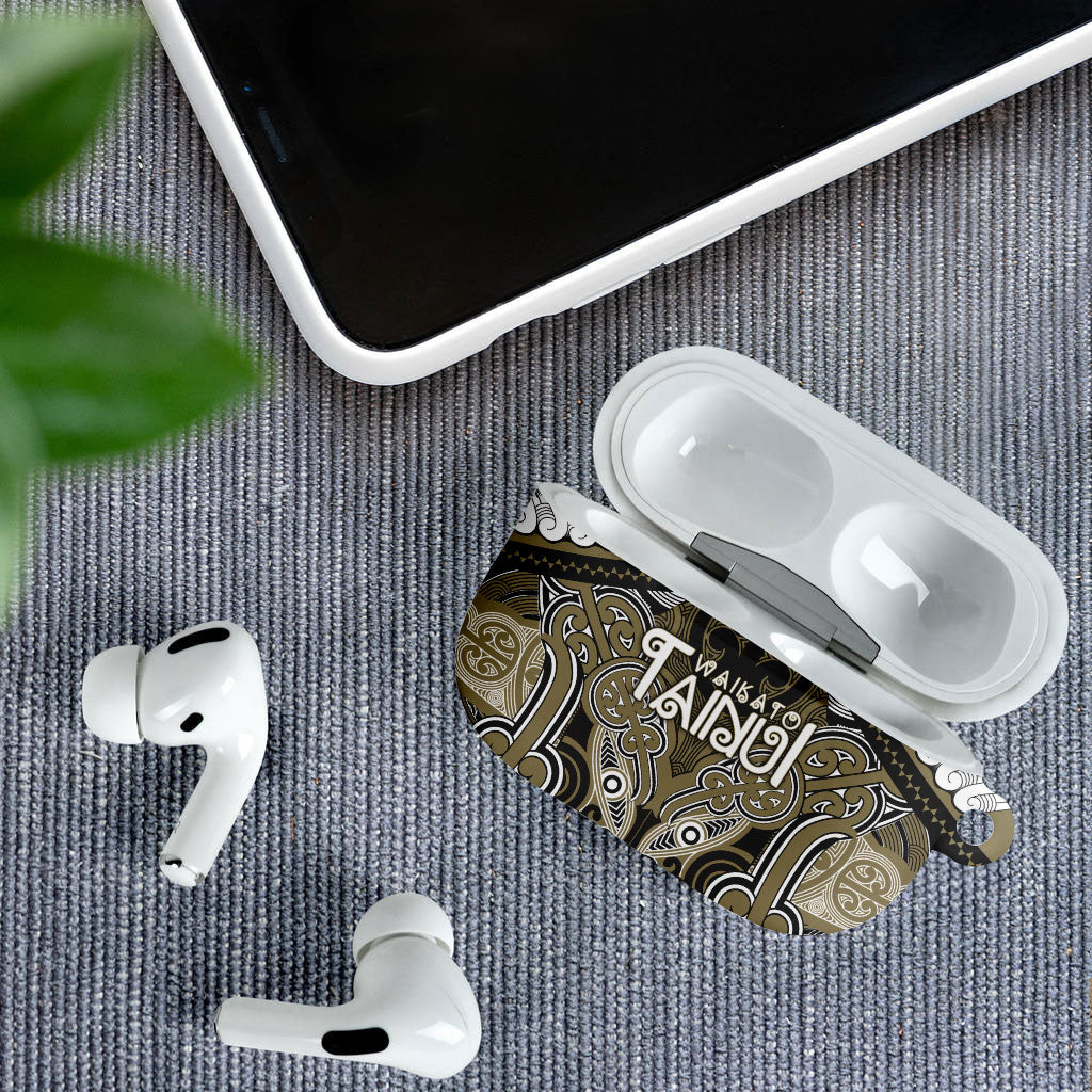 Aotearoa Iwi Waikato Tainui AirPods Case Maori Kowhaiwhai Pattern LT19 - Polynesian Pride