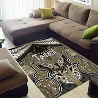 Aotearoa Iwi Waikato Tainui Area Rug Maori Kowhaiwhai Pattern LT19 - Polynesian Pride